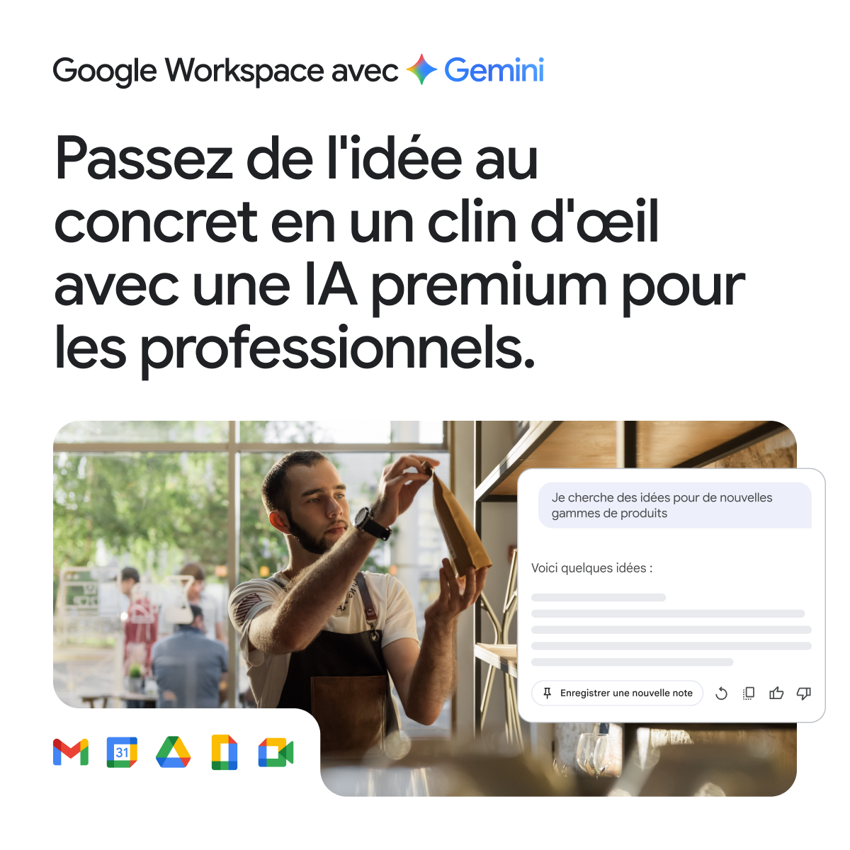 Google Workspace Facebook ad: Exploitez les infos directement avec l'IA dans Workspace…