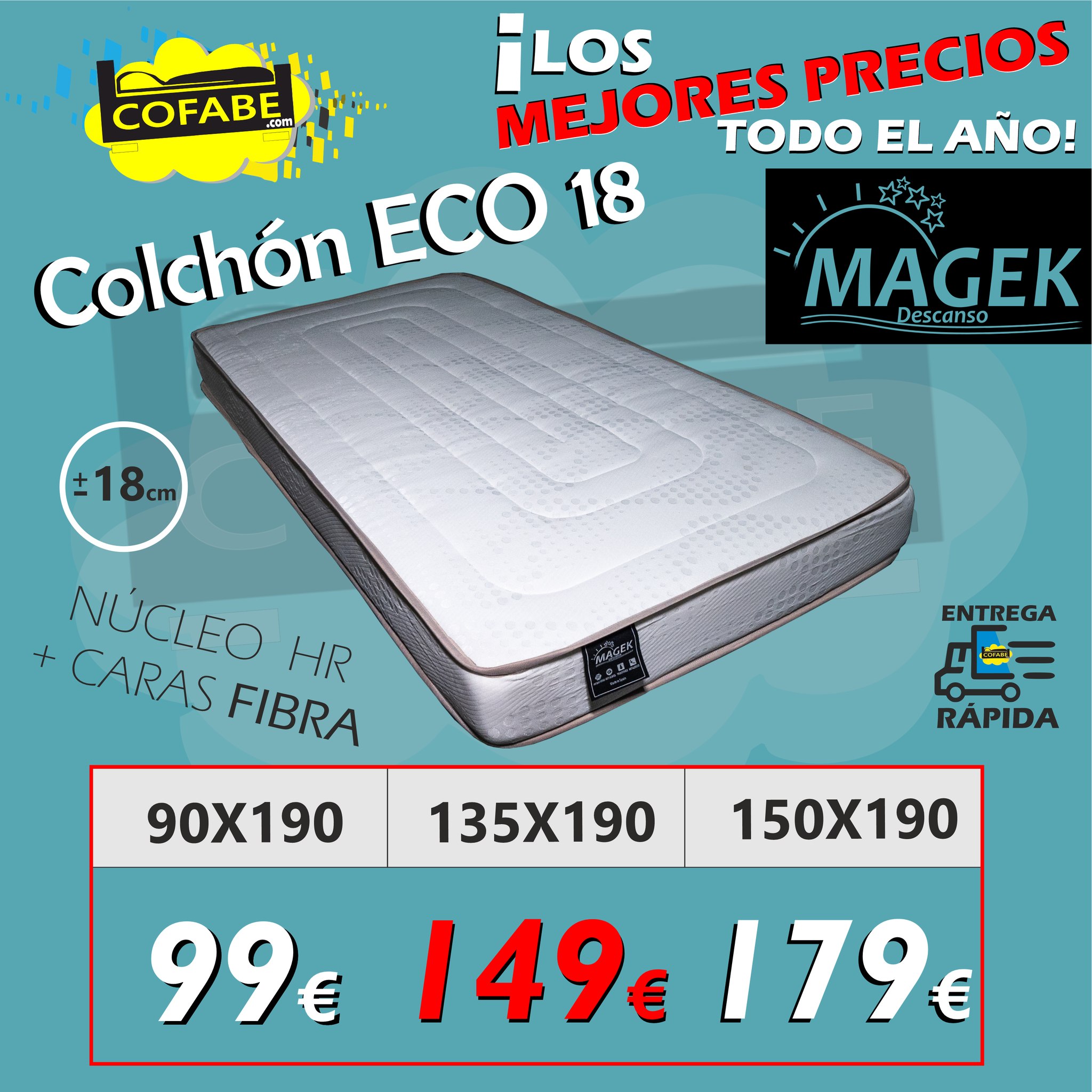 Cofabe.com Facebook ad: COFABE.com ¡LOS MEJORES PRECIOS PARA SU DESCANSO TODO…
