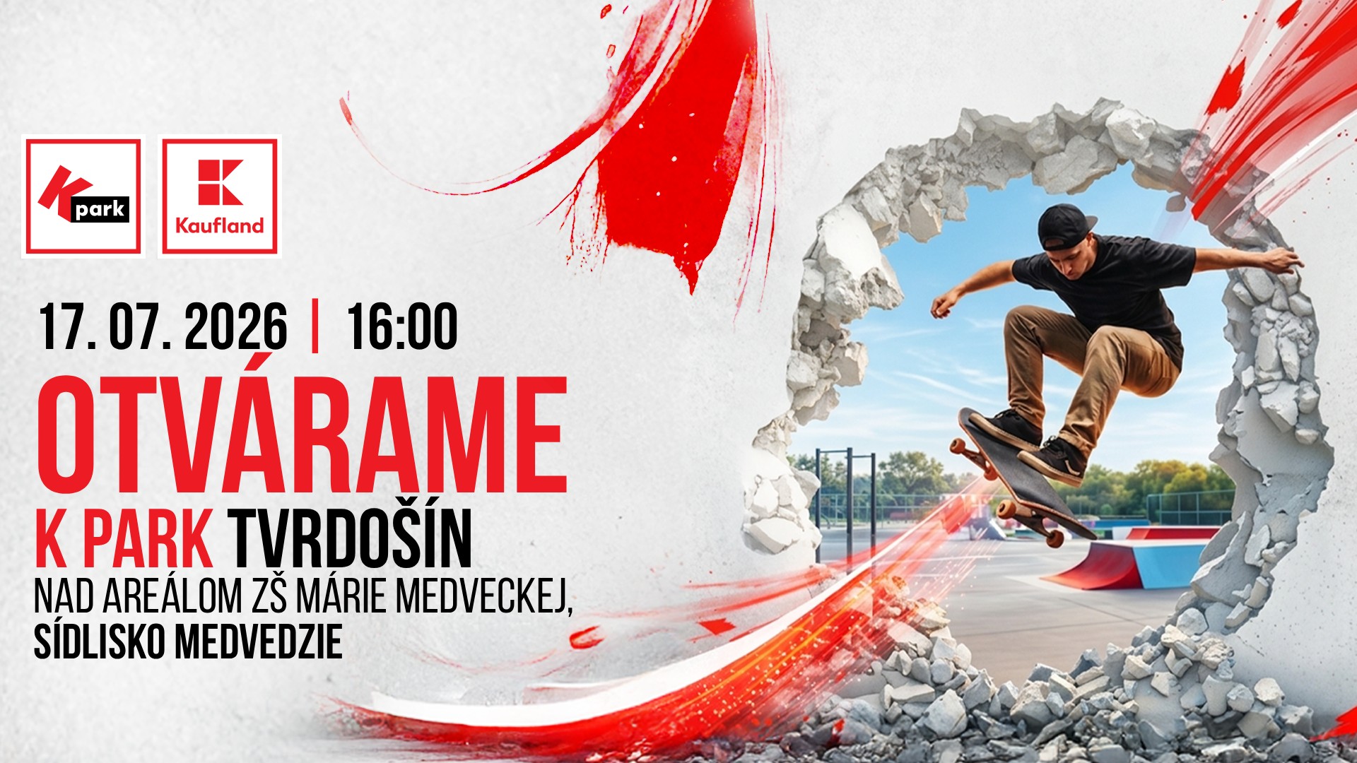 Kaufland Slovenská republika Facebook ad: Otvorenie areálu K Park Tvrdošín