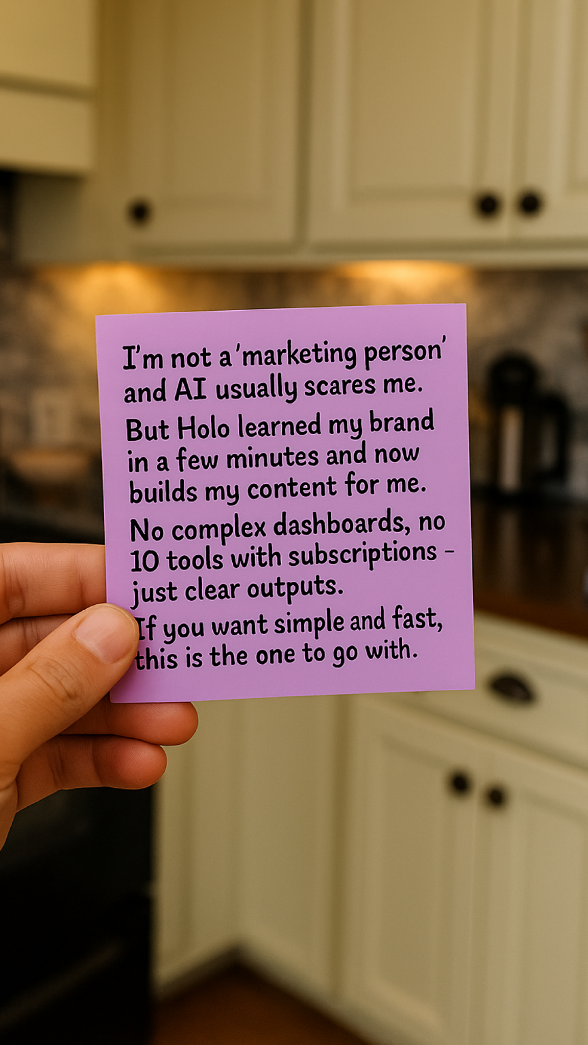 Holo Facebook ad