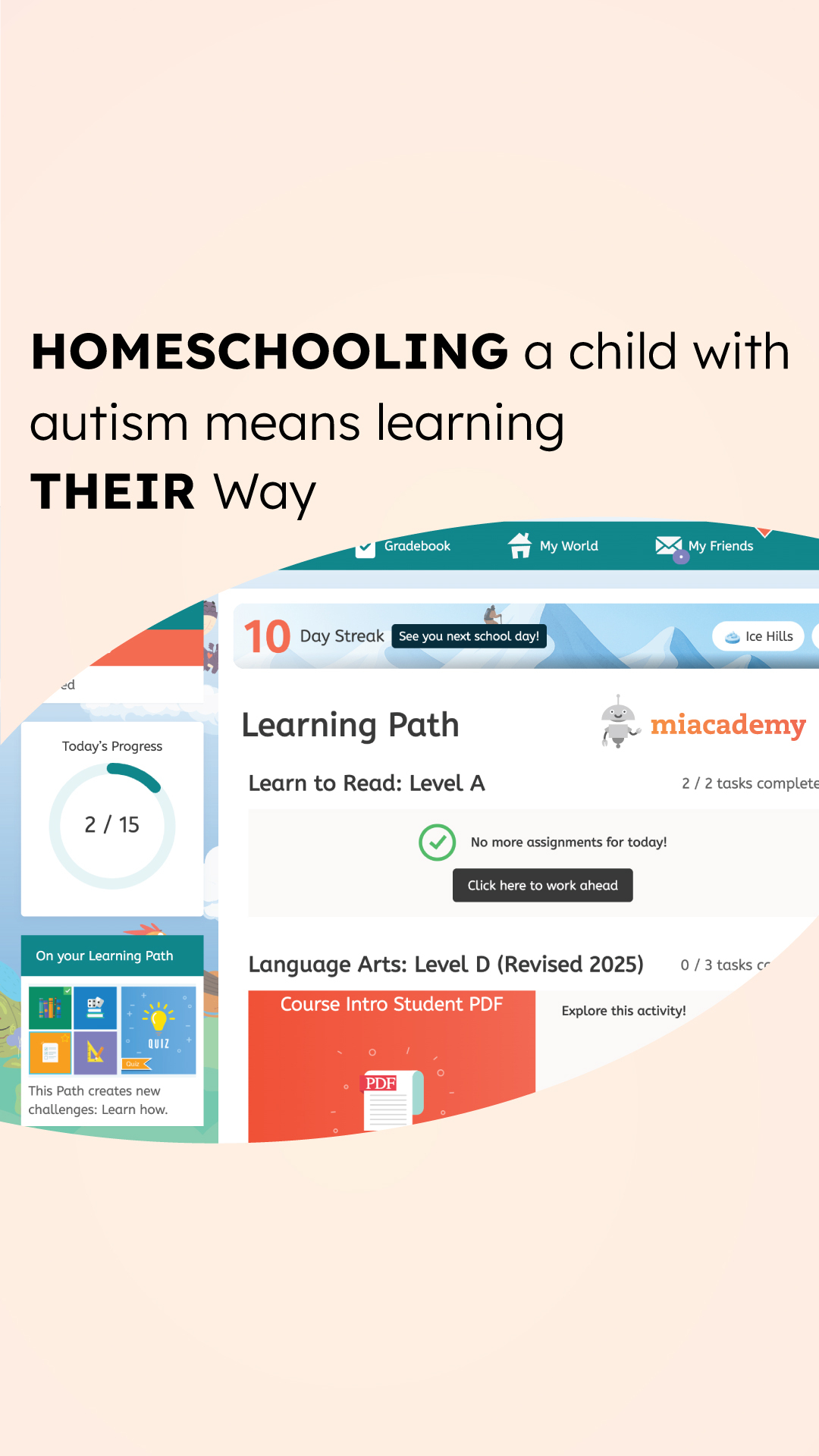 Miacademy Learning Facebook ad