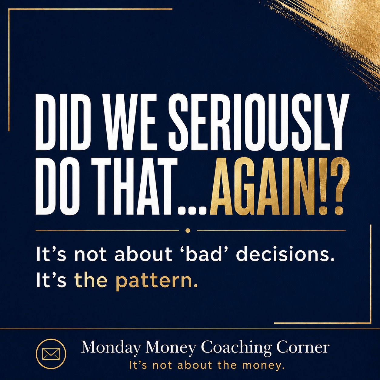 Larochelle Financial Coaching, LLC Facebook ad: Monthly Money Coaching Corner