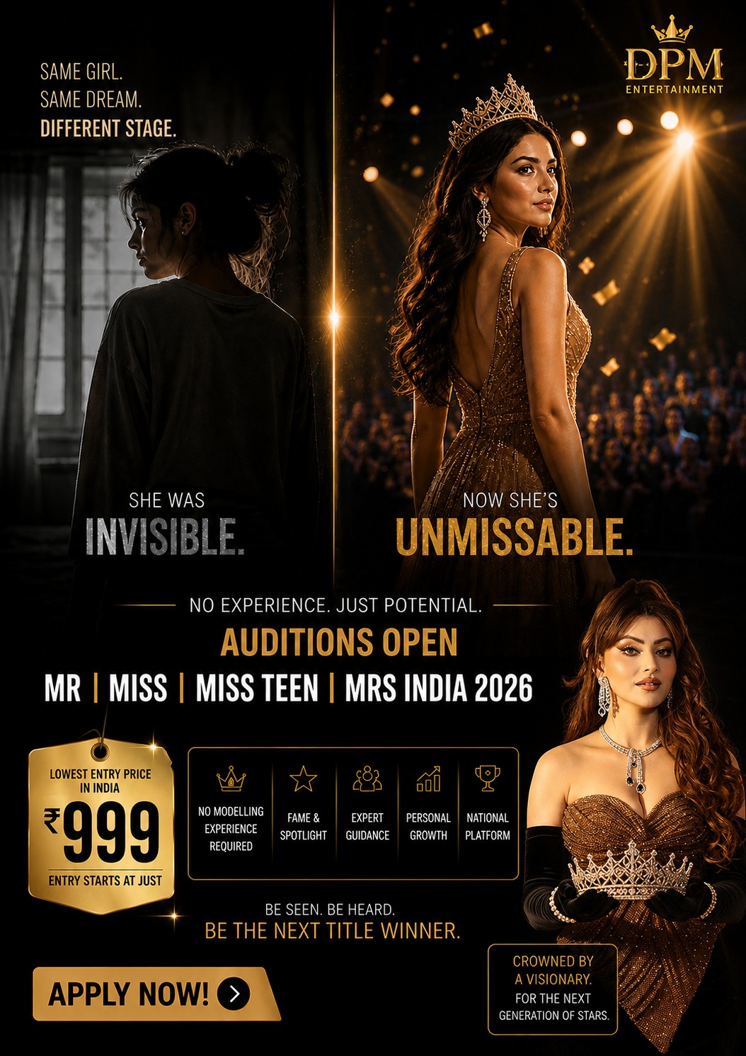 DPM Entertainment Facebook ad: Your Confidence Can Change Everything