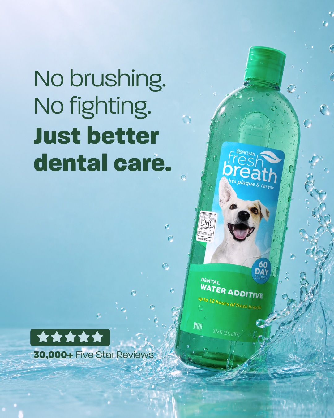 TropiClean Pet Products Facebook ad: Easy Dental Care for Dogs