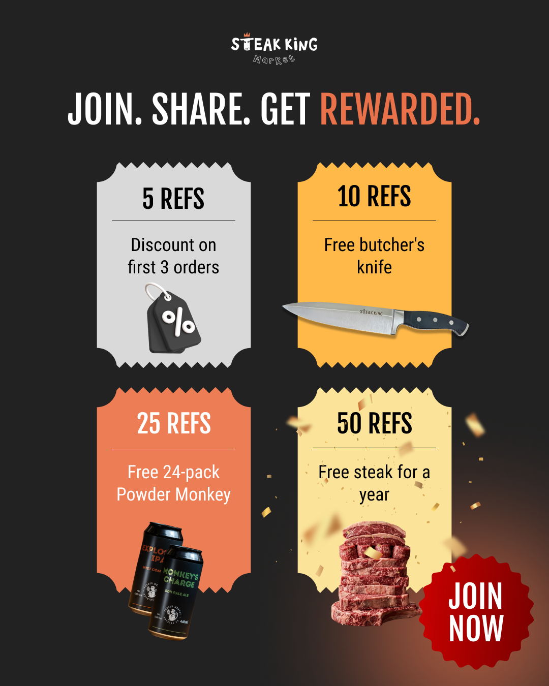 Steak King UK Facebook ad