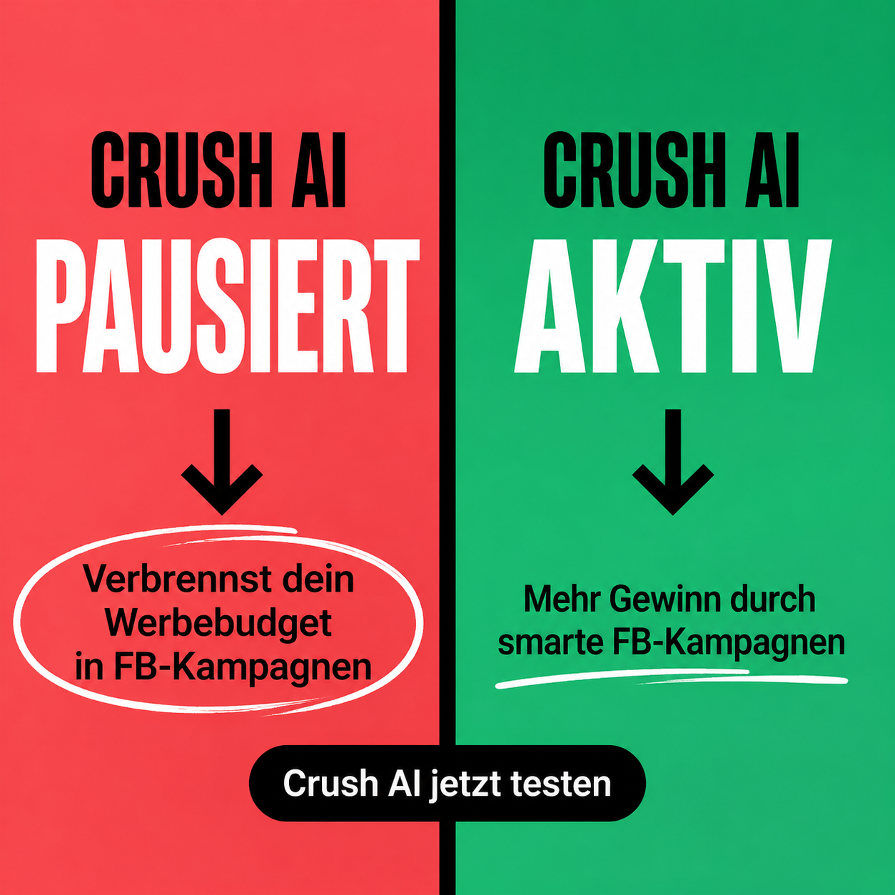 trycrush.ai Facebook ad