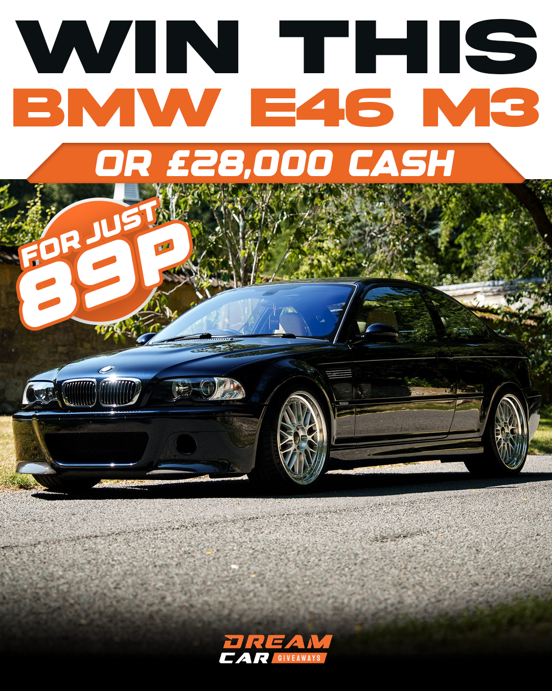 Dream Car Giveaways Facebook ad