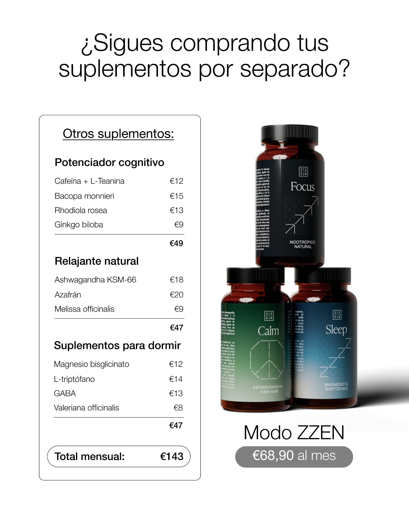 ZZEN LABS Facebook ad
