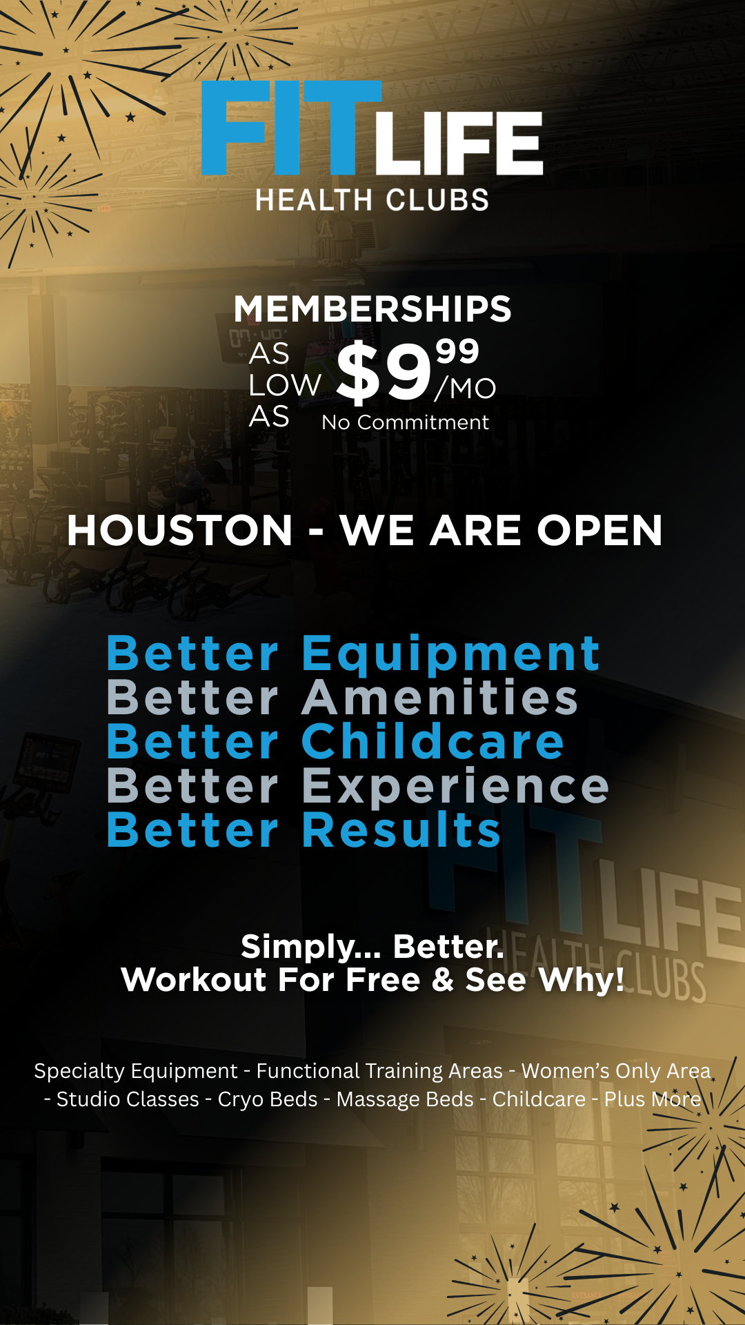 FIT LIFE Health Clubs Facebook ad from Feb 20, 2026