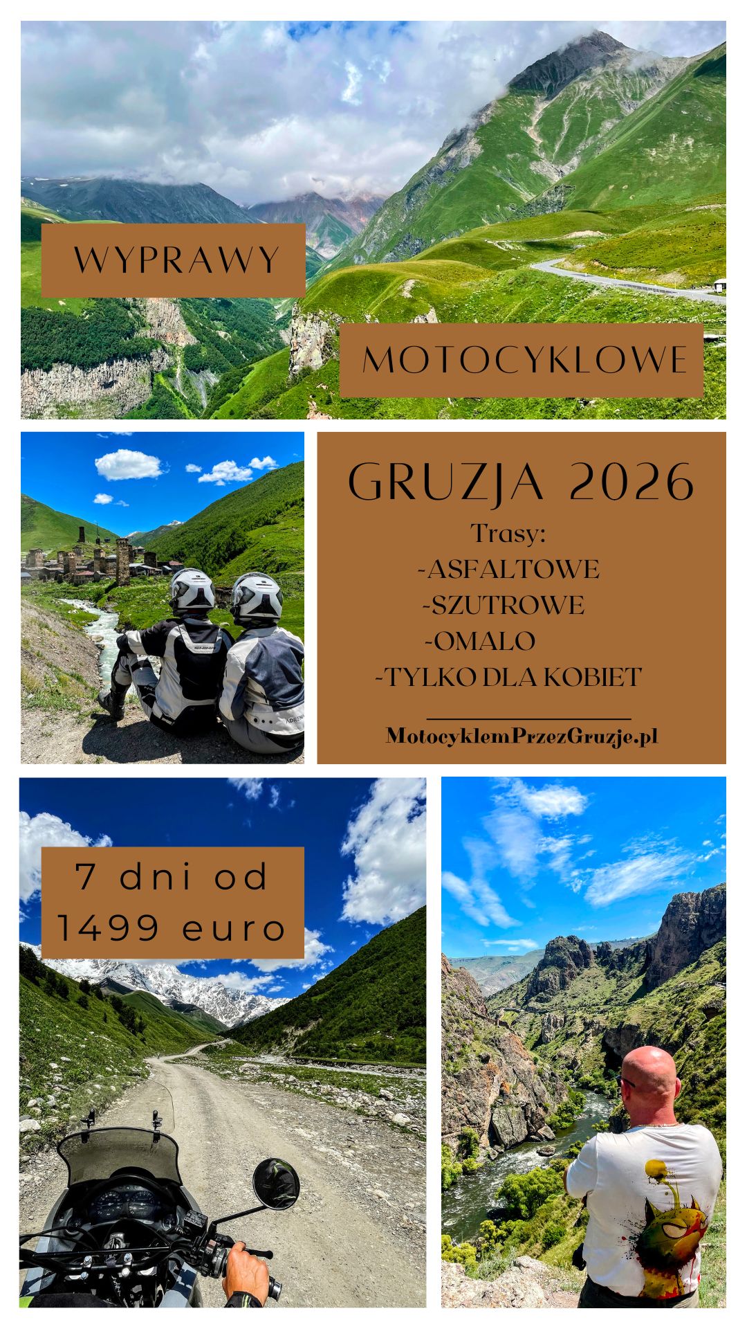 Motocyklem Przez Gruzję Facebook ad: Wyprawy motocyklowe