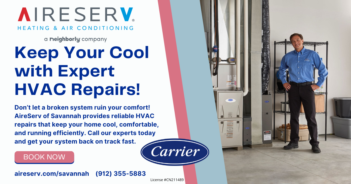 Aire Serv of Savannah Facebook ad