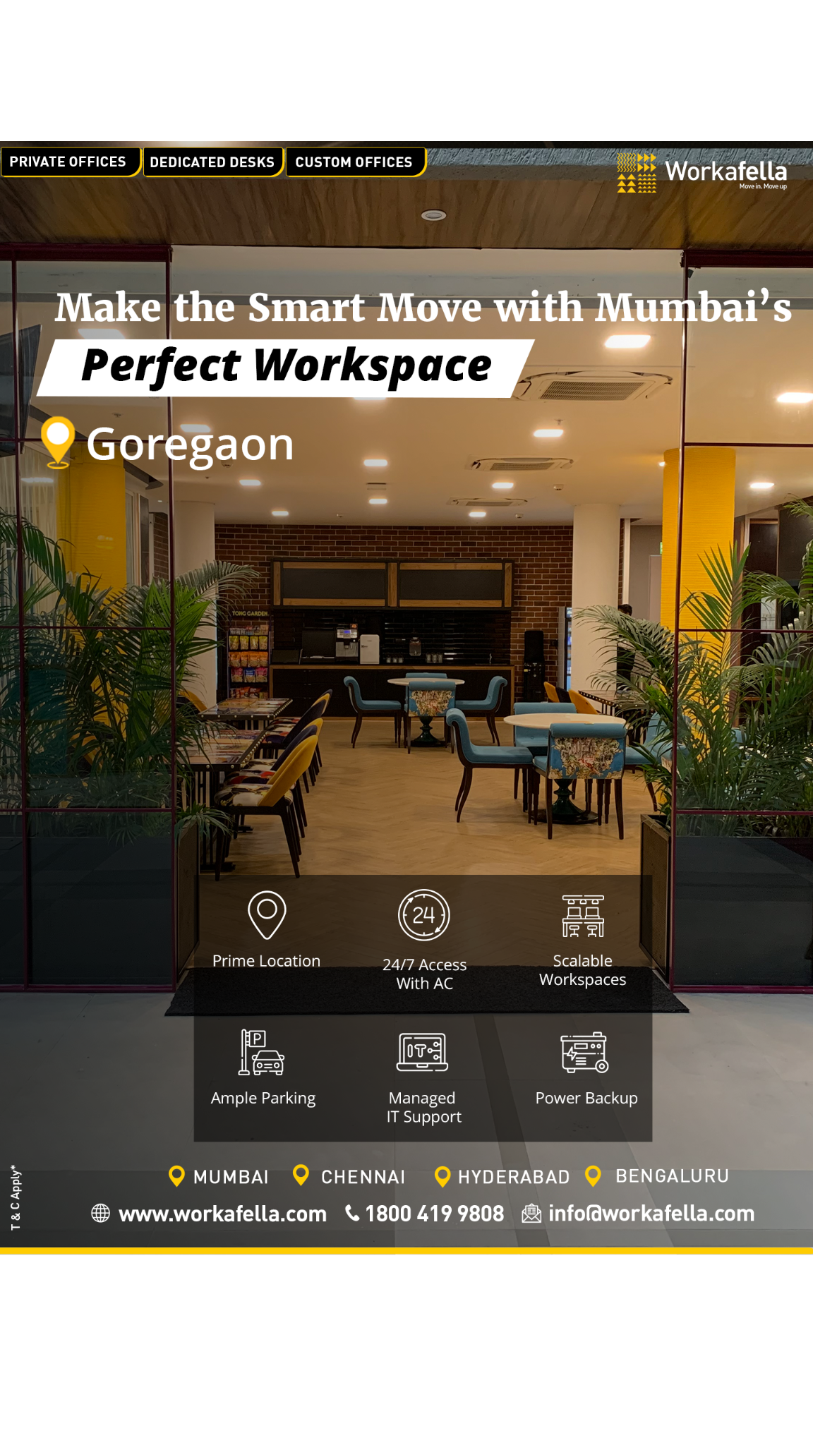 Workafella Facebook ad