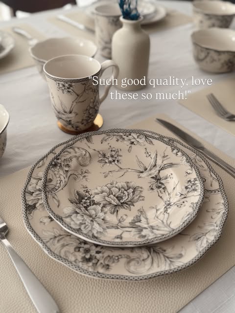 222 Fifth Facebook ad: Adelaide Porcelain Dinnerware