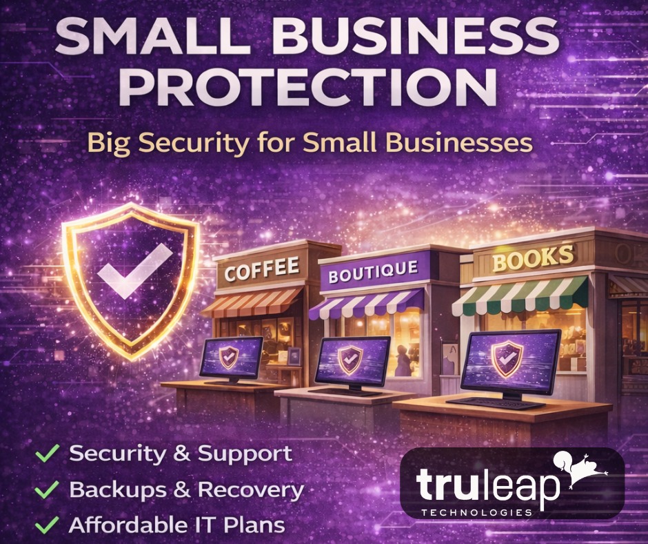 TruLeap Technologies Facebook ad: Small Business Protection