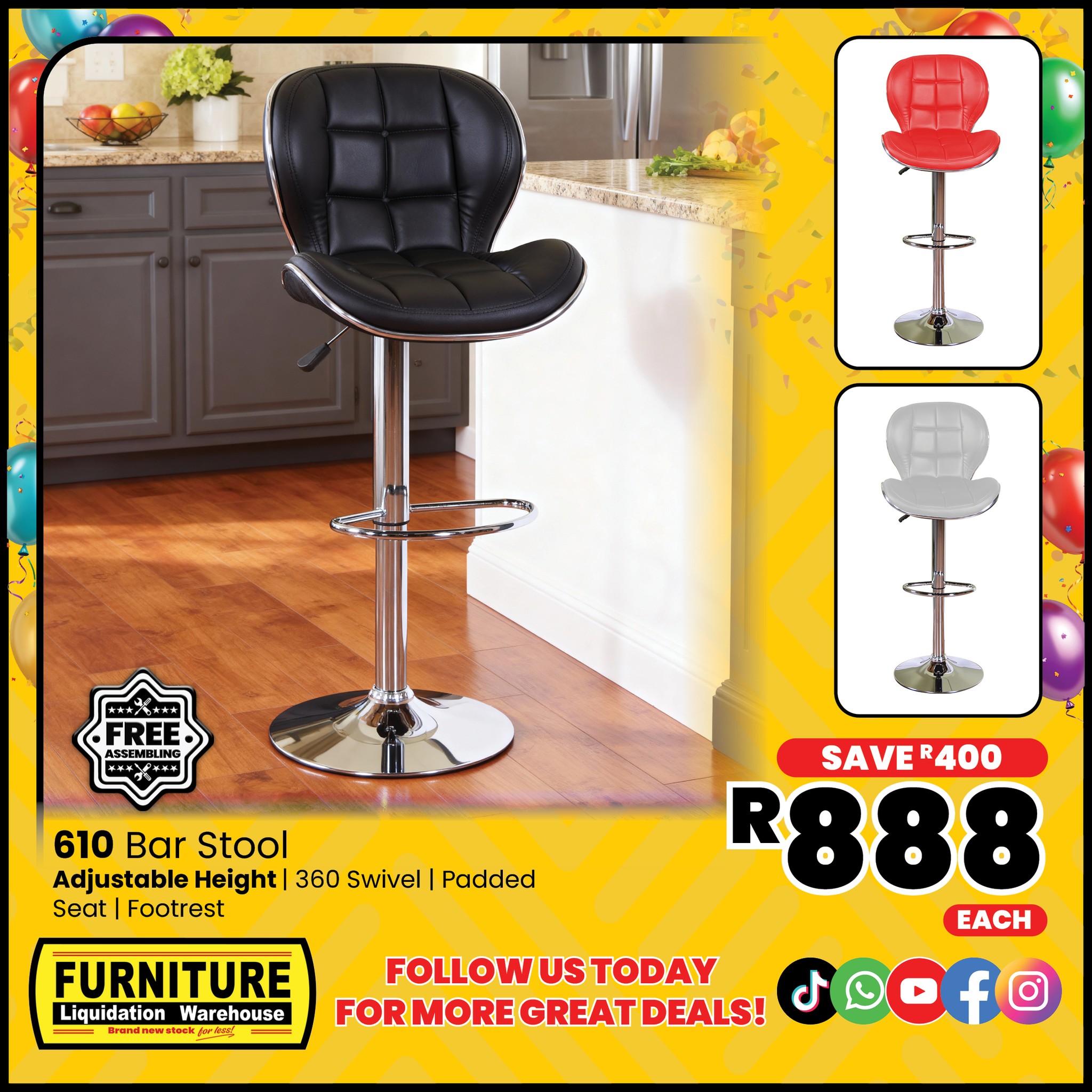 Furniture Liquidation Warehouse Facebook ad