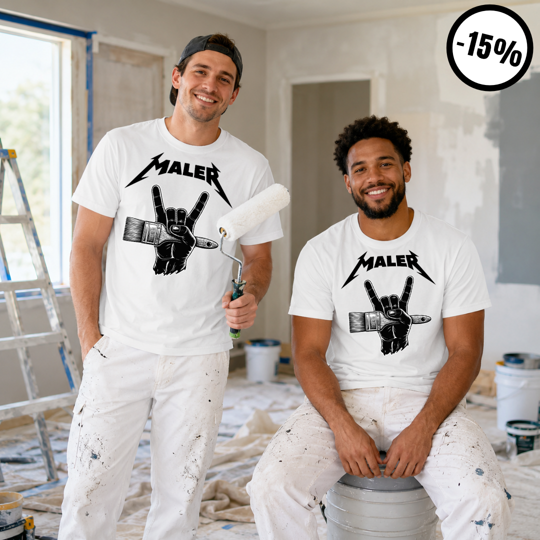 Zerspanercrew.de Facebook ad: Maler - PREMIUM T-SHIRT