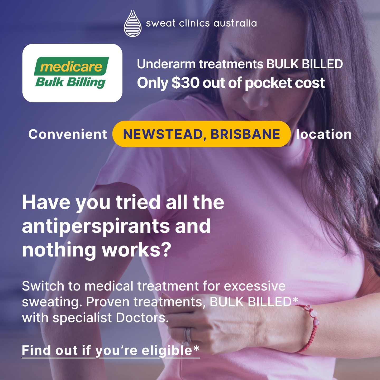 Sweat Clinics Australia Facebook ad