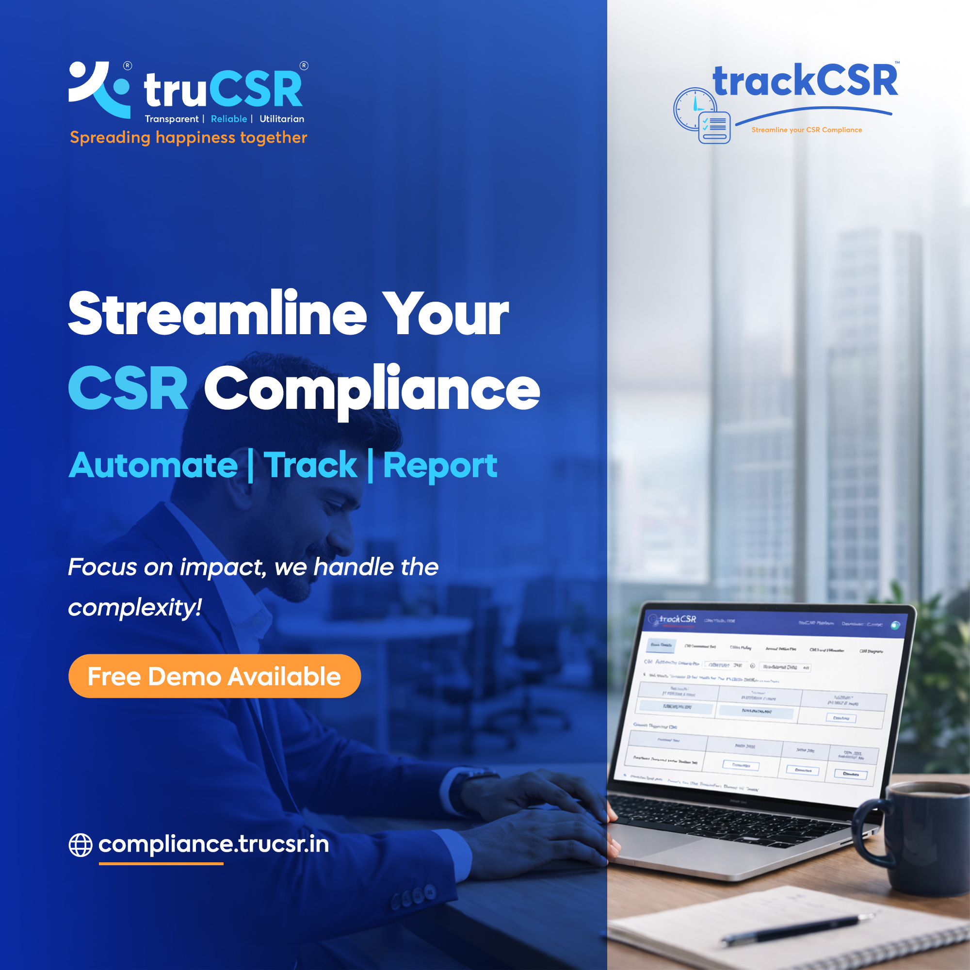truCSR Facebook ad: Audit-ready CSR compliance