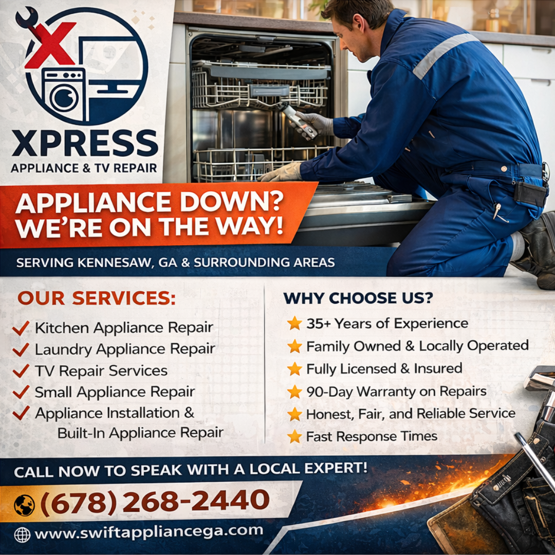 Xpress Appliance and TV Repair Facebook ad