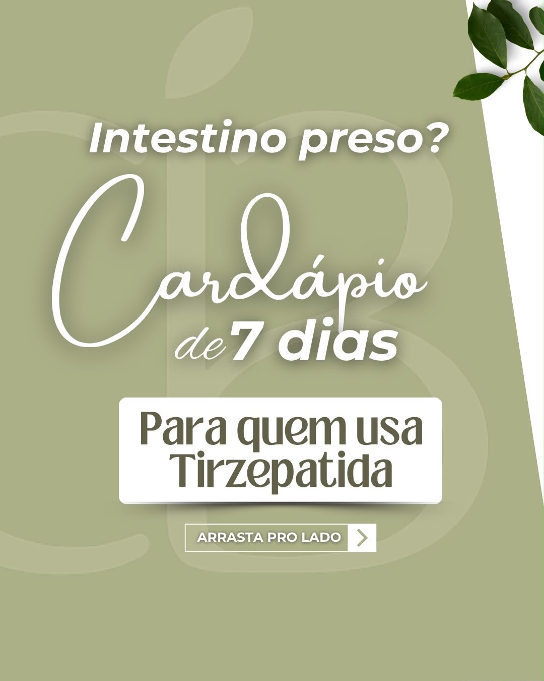 Cintia funcional Facebook ad: Cardápio especial para quem usa Tirzepatida!
