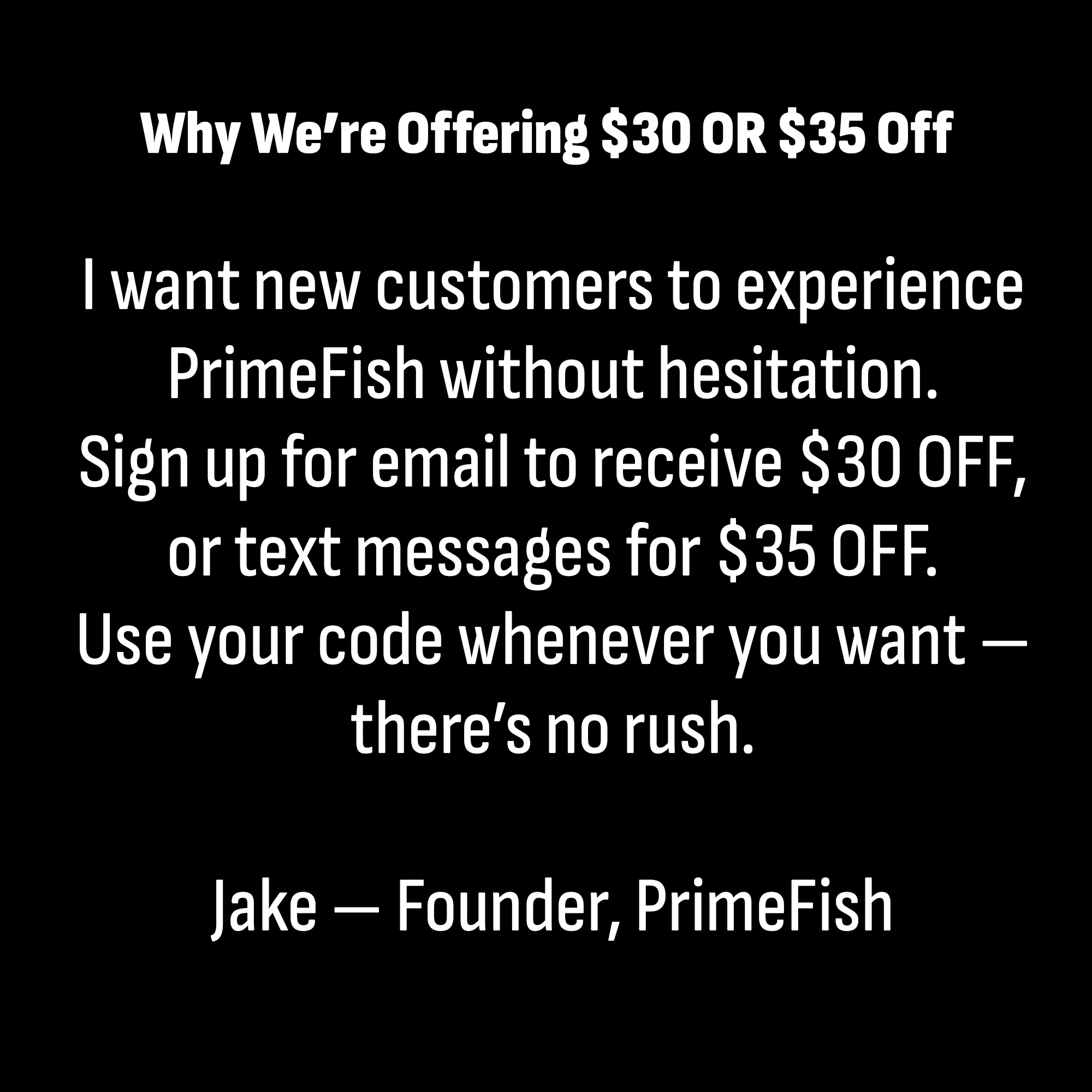 PrimeFish Seafood Co. Facebook ad