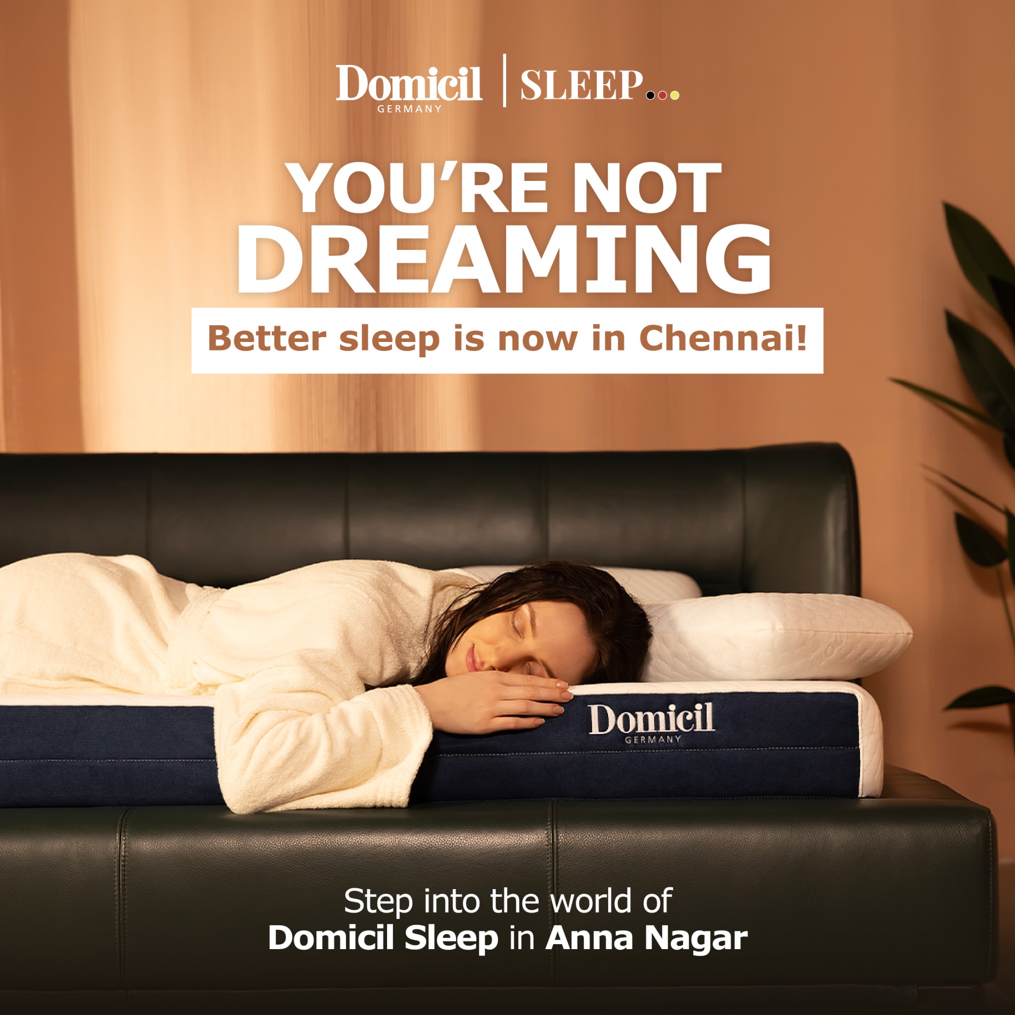 Domicil Sleep Facebook ad from Jul 16, 2026