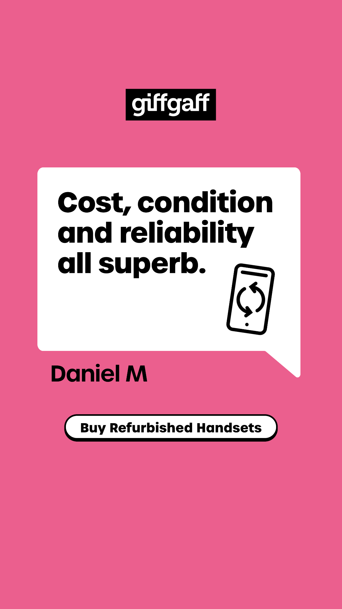 giffgaff Facebook ad