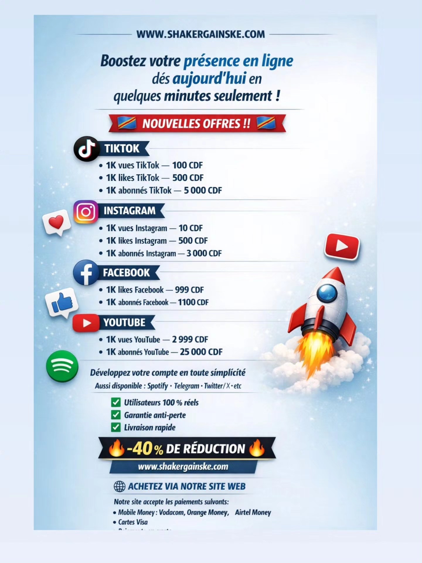 Shaker SMM Panel Facebook ad