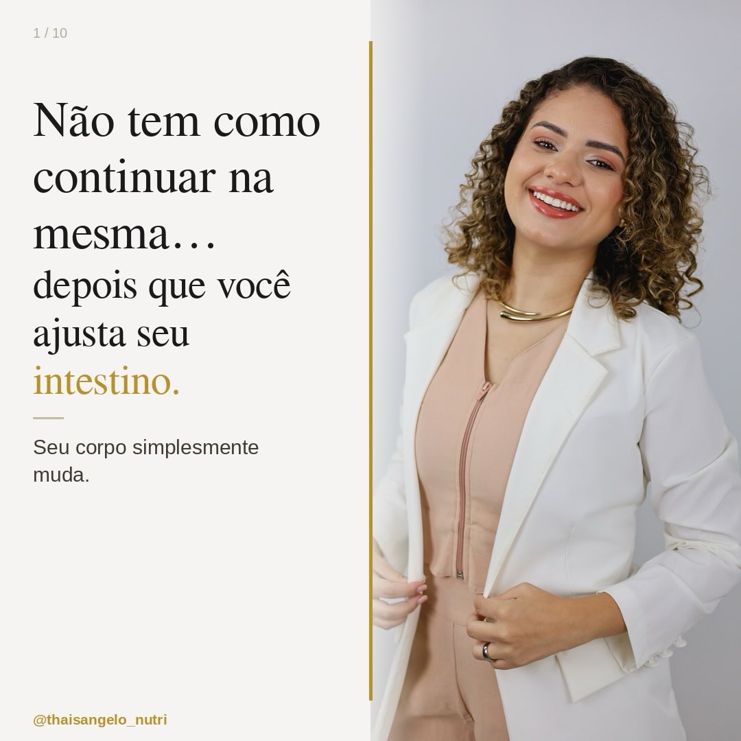 Thais Ângelo Nutricionista Facebook ad: Seu intestino pode estar travando o seu emagrecimento…