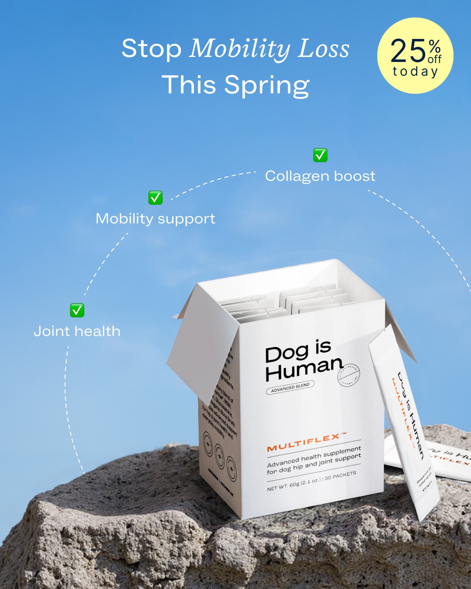 Dog is Human Facebook ad
