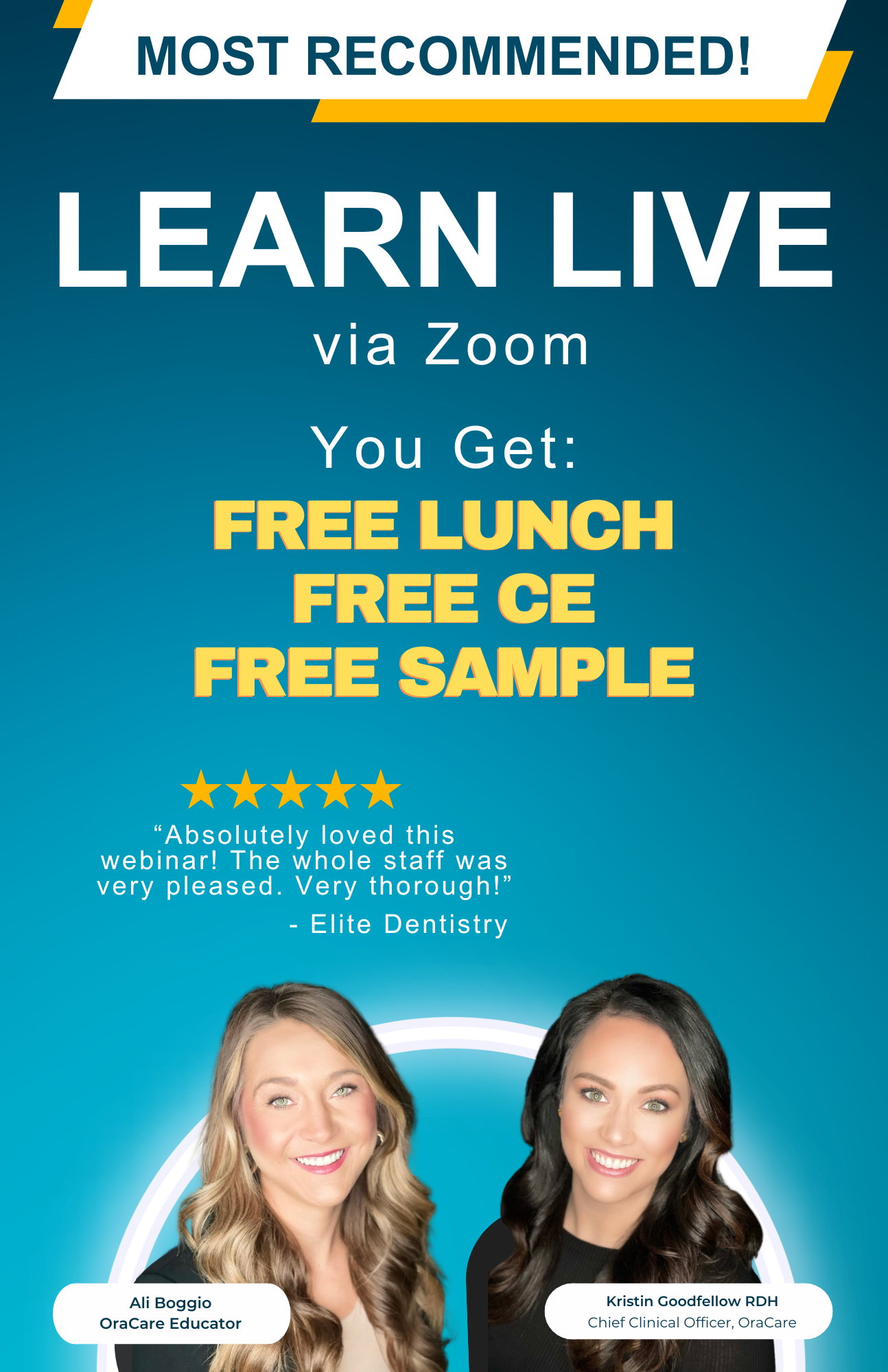 OraCare Facebook ad