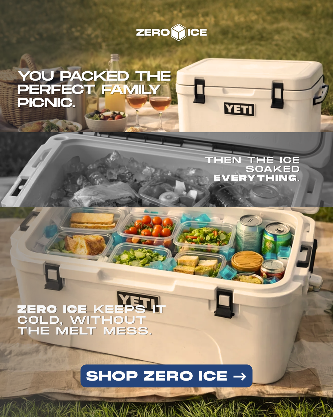 ZERO ICE Facebook ad