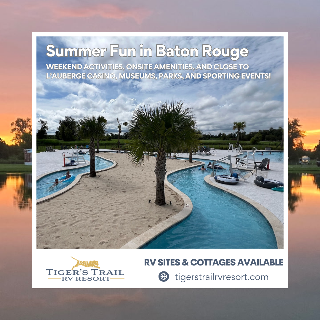 Tiger's Trail RV Resort Facebook ad from May 4, 2026