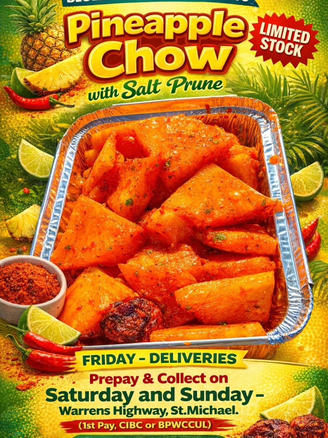 bluelandfoods Facebook ad: Sweet. Spicy. Irresistible.