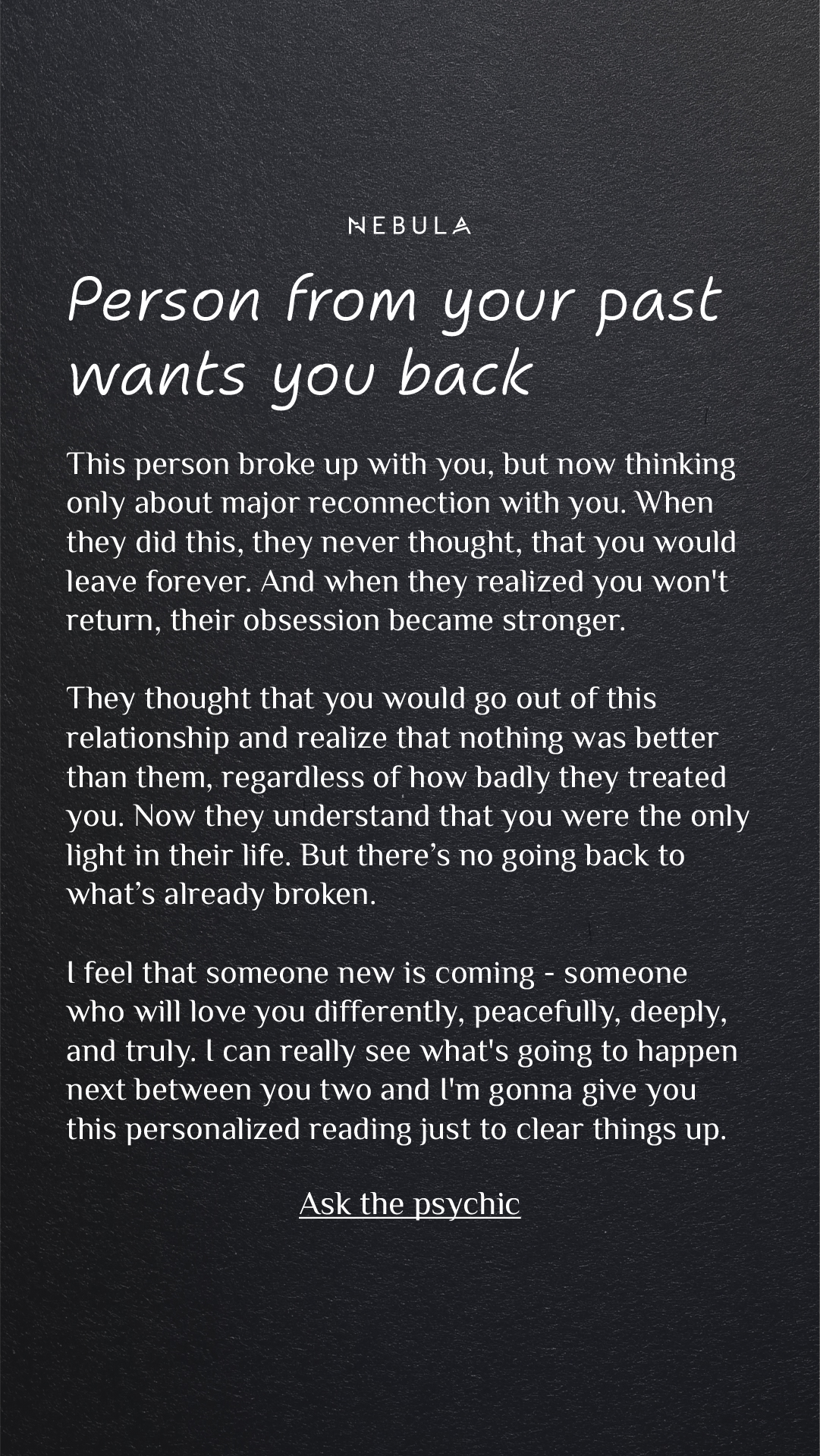 Your Relationship Advisor Facebook ad
