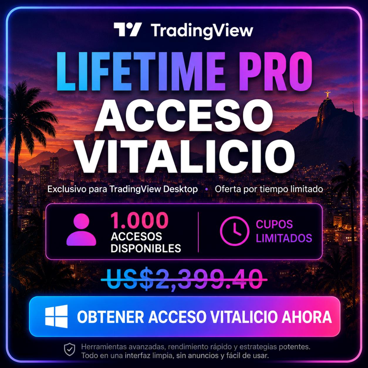 Crypto News Facebook ad: TradingView Desktop para Windows