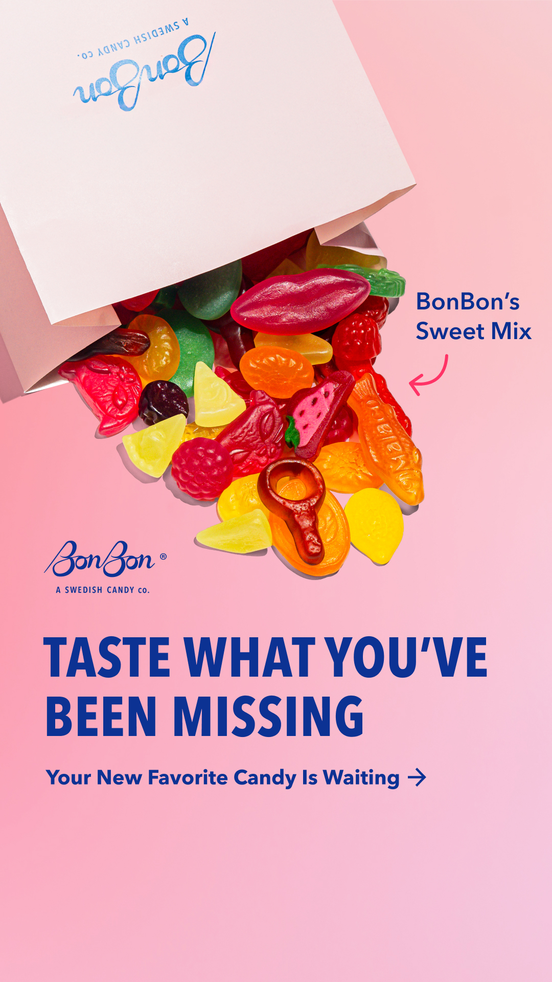 BonBon - A Swedish Candy Co. Facebook ad