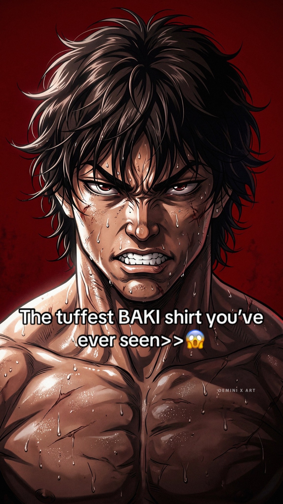 Ostehard Facebook ad: If Baki inspired your training,this design for you!