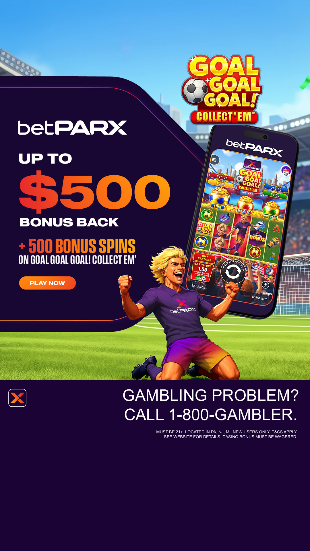 Betparx Facebook ad