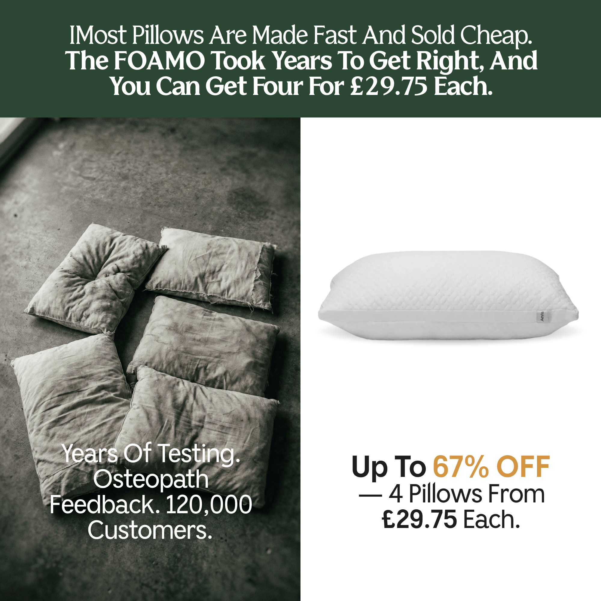 The Sleep Experts Facebook ad