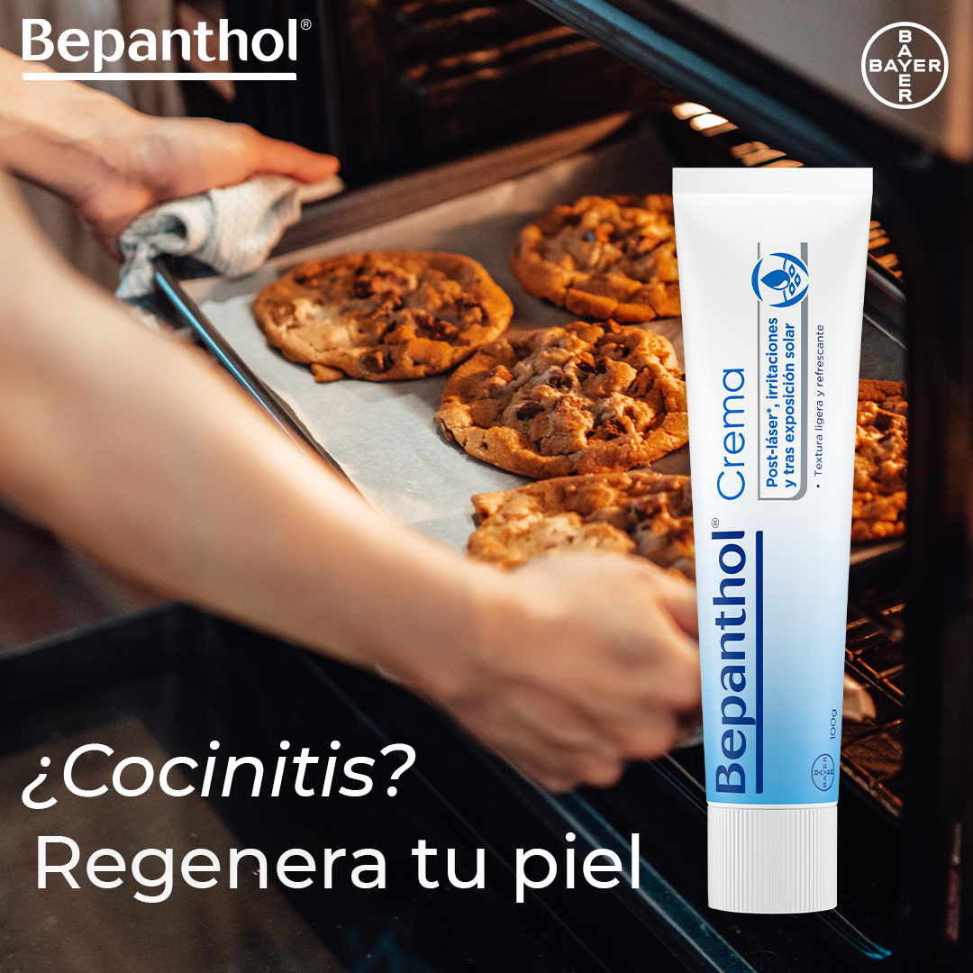 Bepanthol España Facebook ad: Bepanthol Crema. Calma, hidrata y regenera tu piel…
