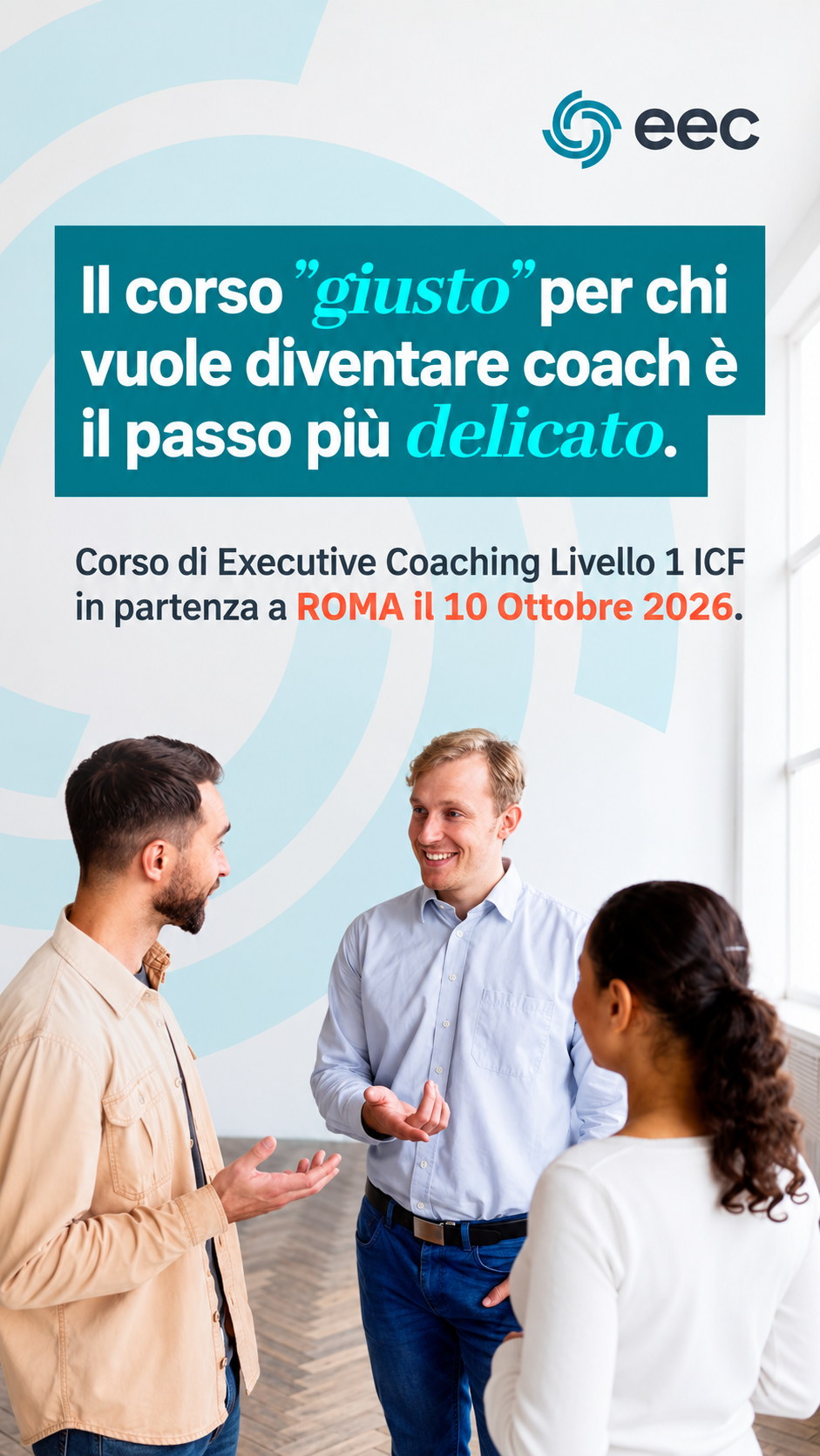 EEC Italia Facebook ad: Formazione Executive Coaching ICF