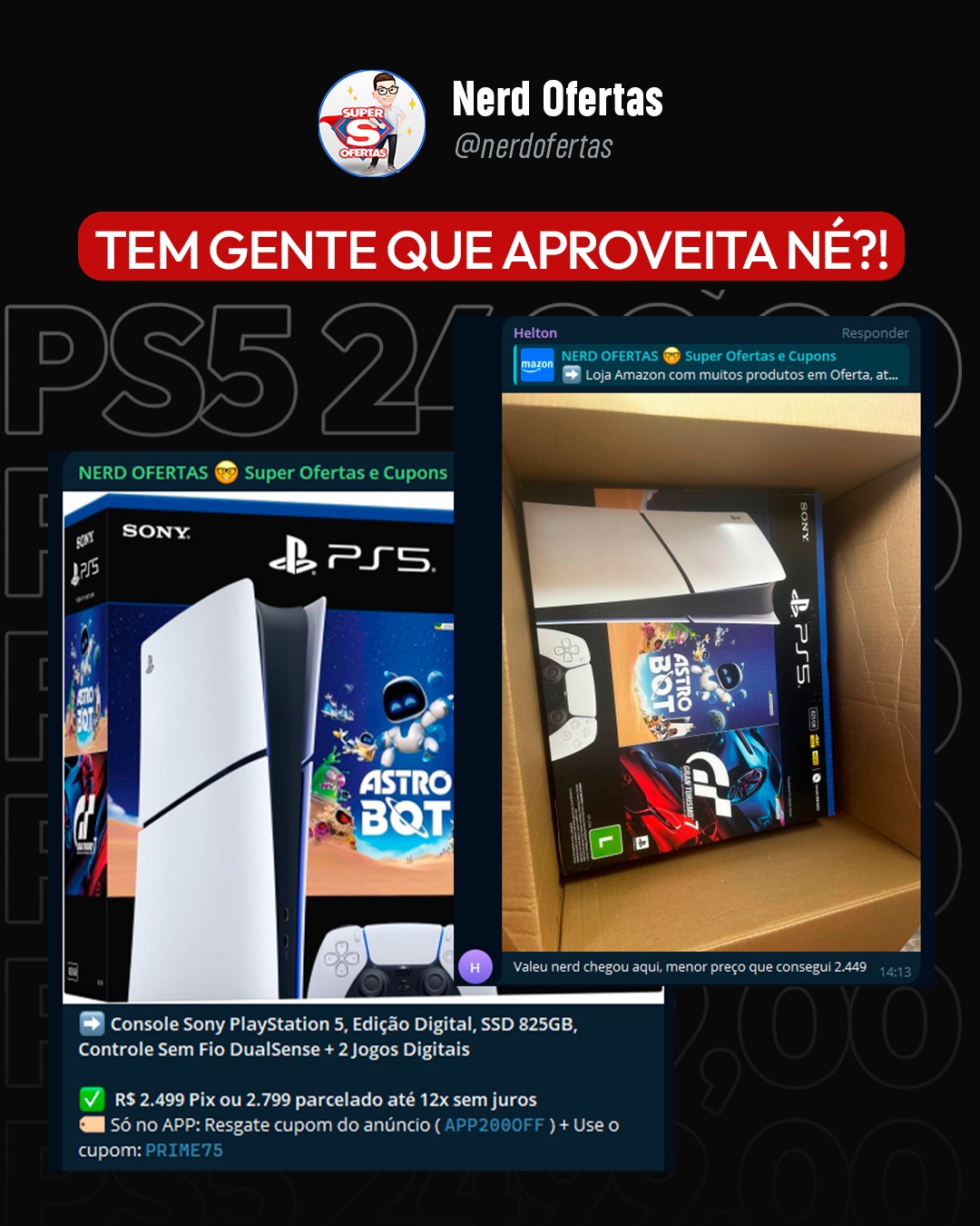 Nerd Importados Ofertas e Cupons Facebook ad from Jan 29, 2026