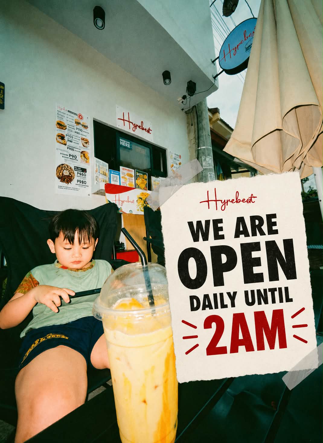 Hypebest Cav. Facebook ad: We’re now open until 2:00 AM so you…