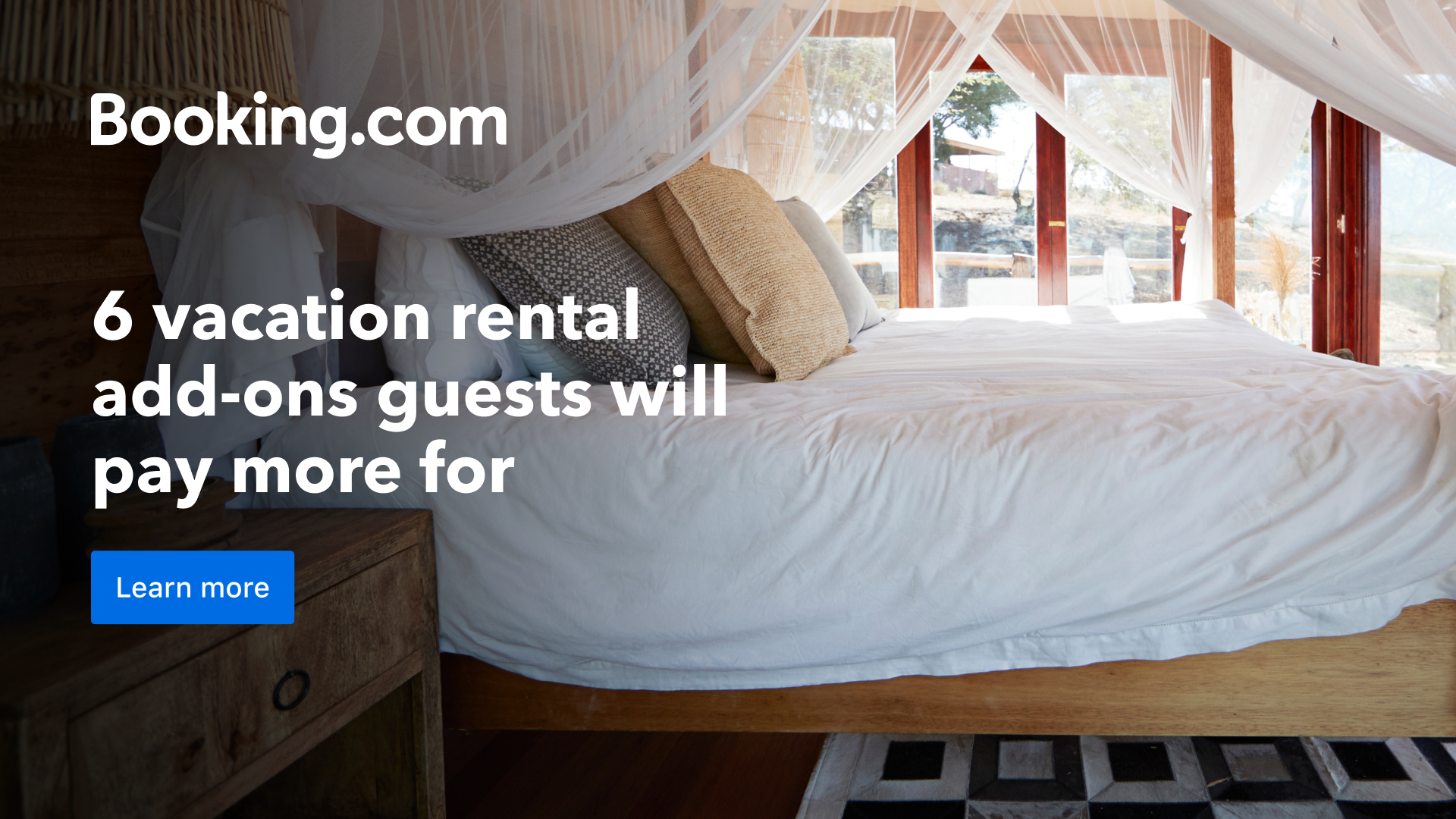Booking.com Facebook ad