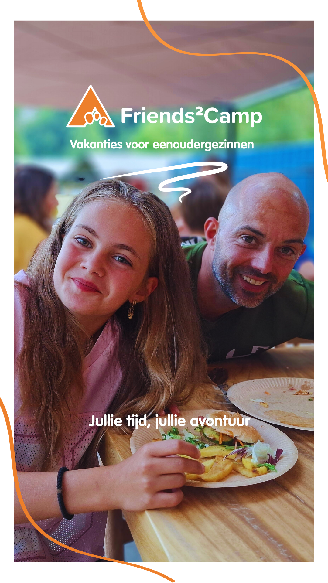 Friends2Camp Facebook ad from May 15, 2026