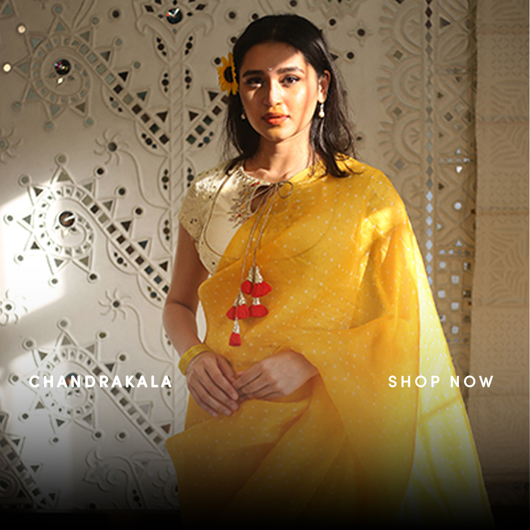 Naina Jain Facebook ad: A dreamy interplay of sheer organza and intricate…