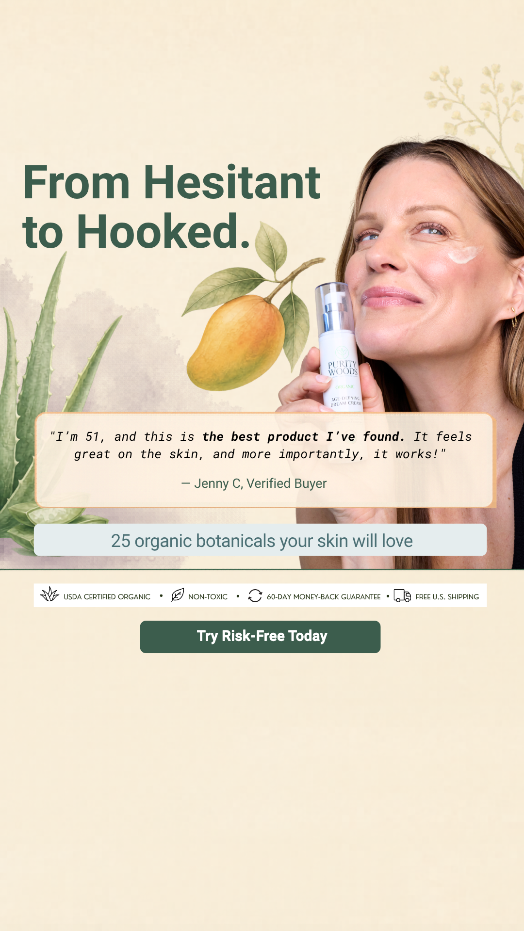 Purity Woods Inc Facebook ad