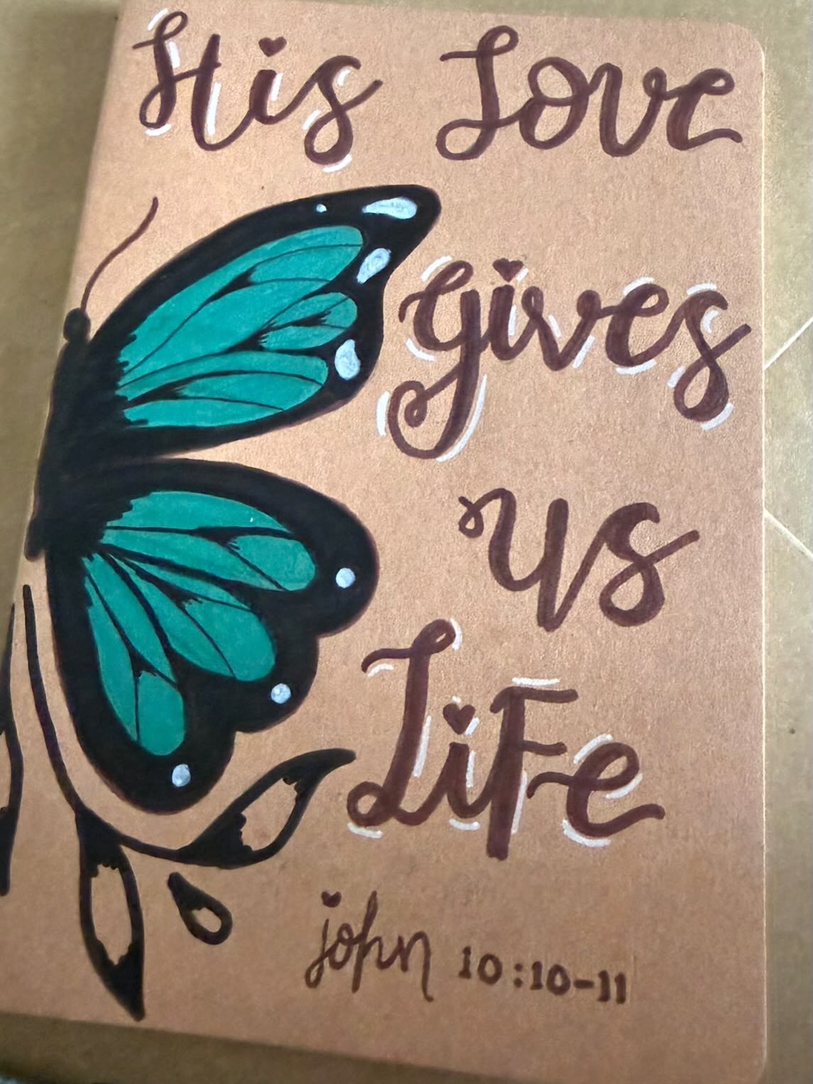 Jazzy Gifts Facebook ad: Beautiful Handcrafted Scripture Journals Available!