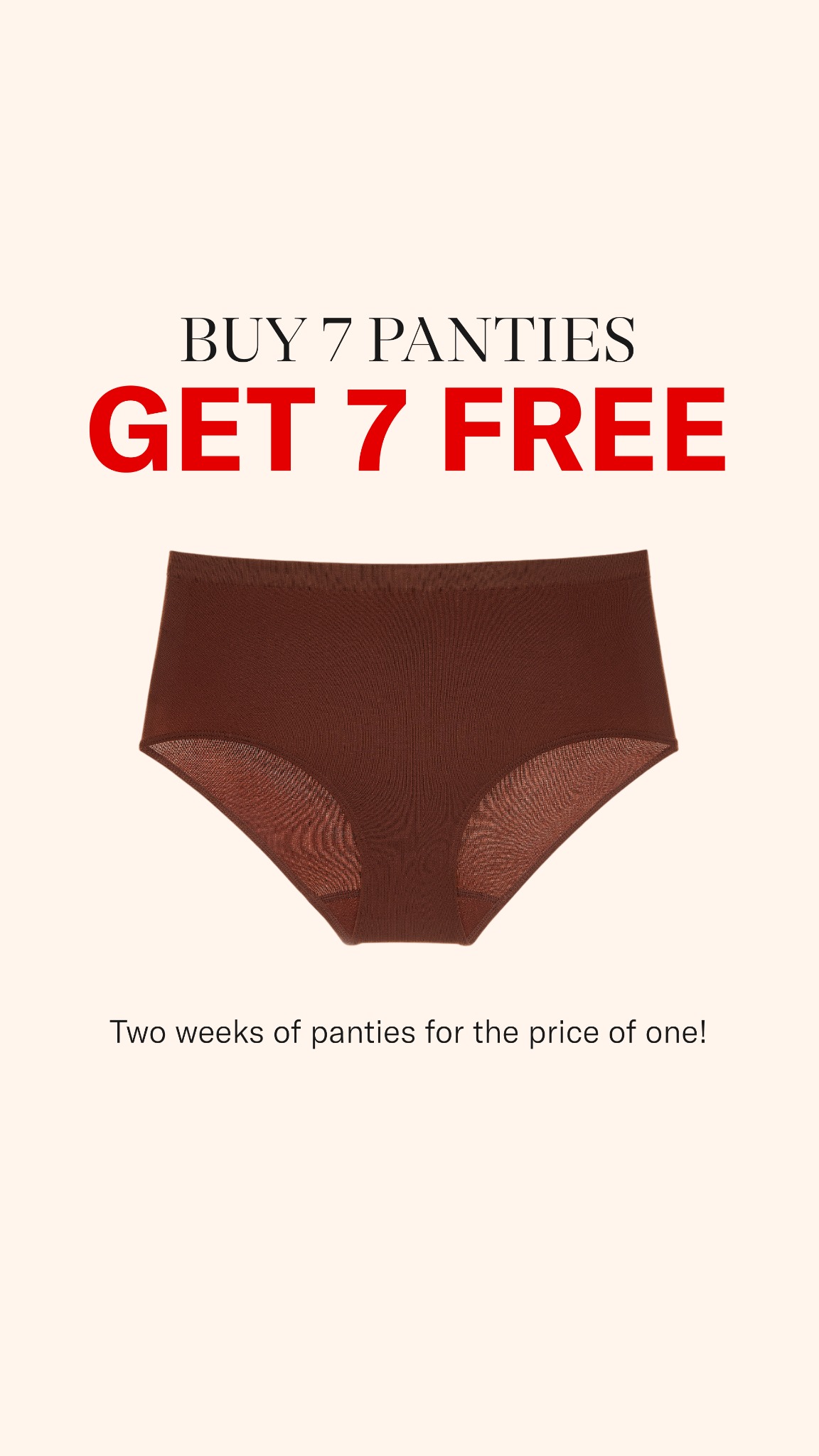 BARE NECESSITIES Facebook ad